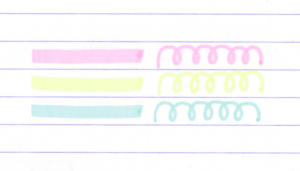 mildliner sada Mild & Fluorescent 3ks text 3